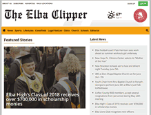 Tablet Screenshot of elba-clipper.com